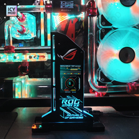 ROG VGA uchwyt z LCD ARGB pionowy wspornik GPU 2.4 Cal ekran LED Monitor temperatury danych AUSA SYNC GPU wsparcie AIDA64 4